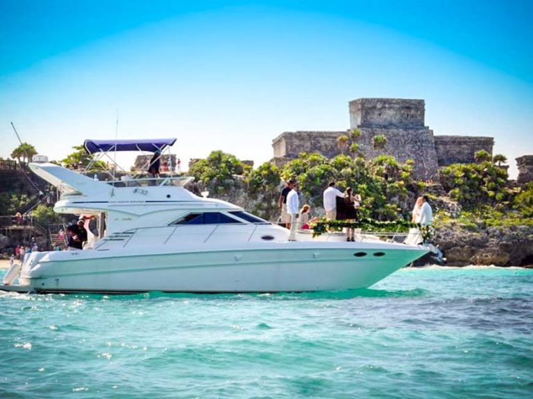 8 Hours Tulum Yacht Charter Cancun Riviera Charters Rentals