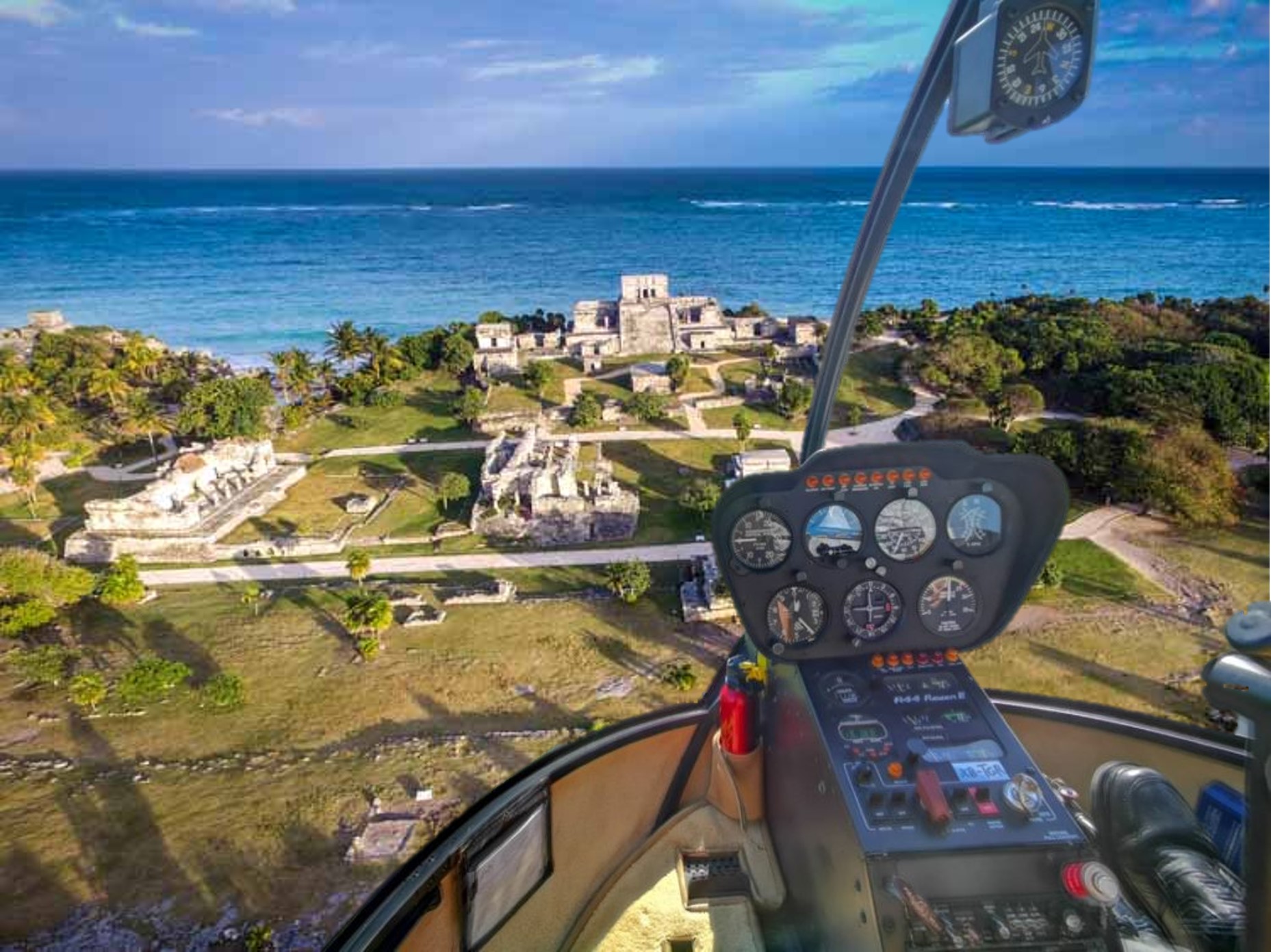 75-Minutes Tulum helicopter Tour
