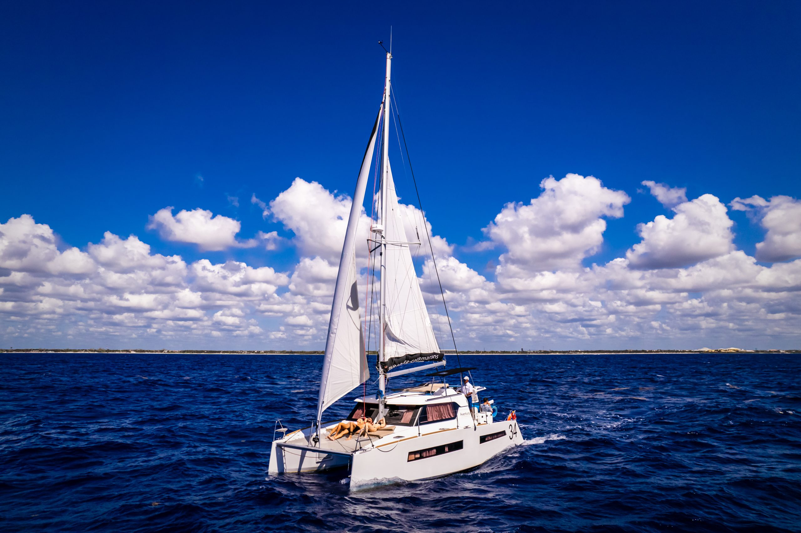 34 Aventura Catamaran yacht rental in tulum by Riviera Charters 20