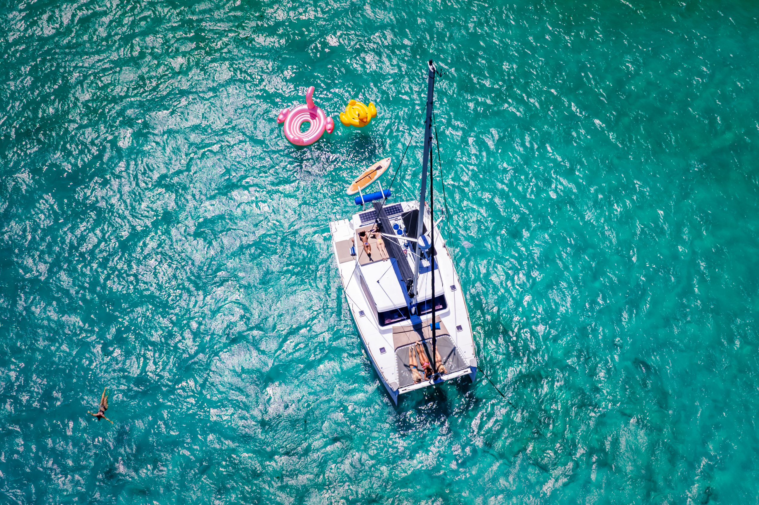 34 Aventura Catamaran yacht rental in tulum by Riviera Charters 23