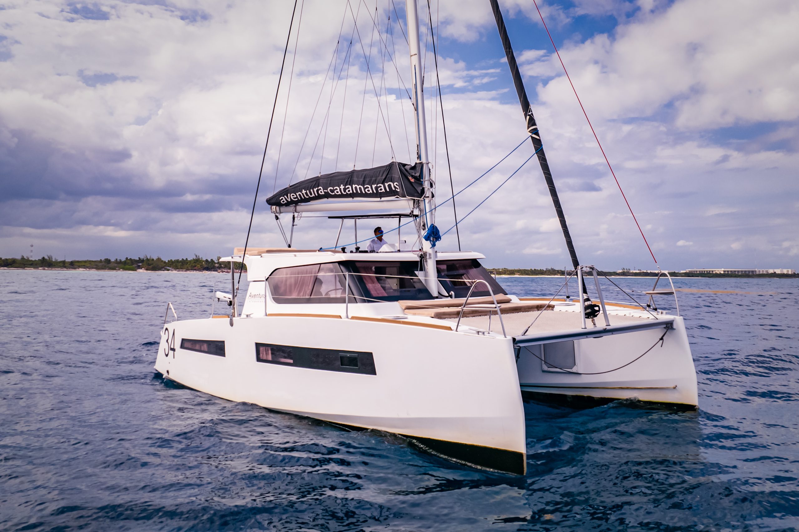 34 Aventura Catamaran yacht rental in tulum by Riviera Charters 25