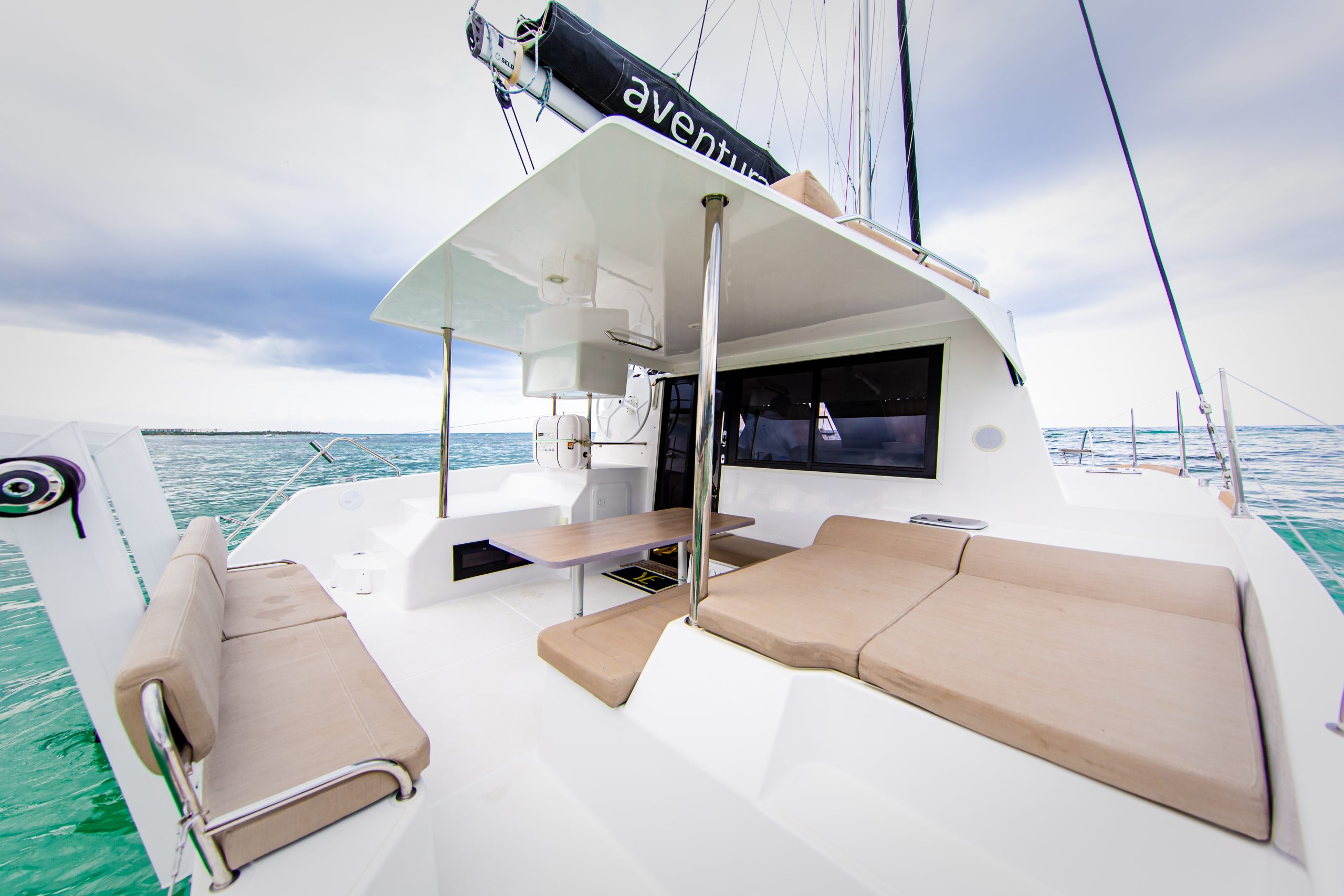 34 Aventura Catamaran yacht rental in tulum by Riviera Charters 72