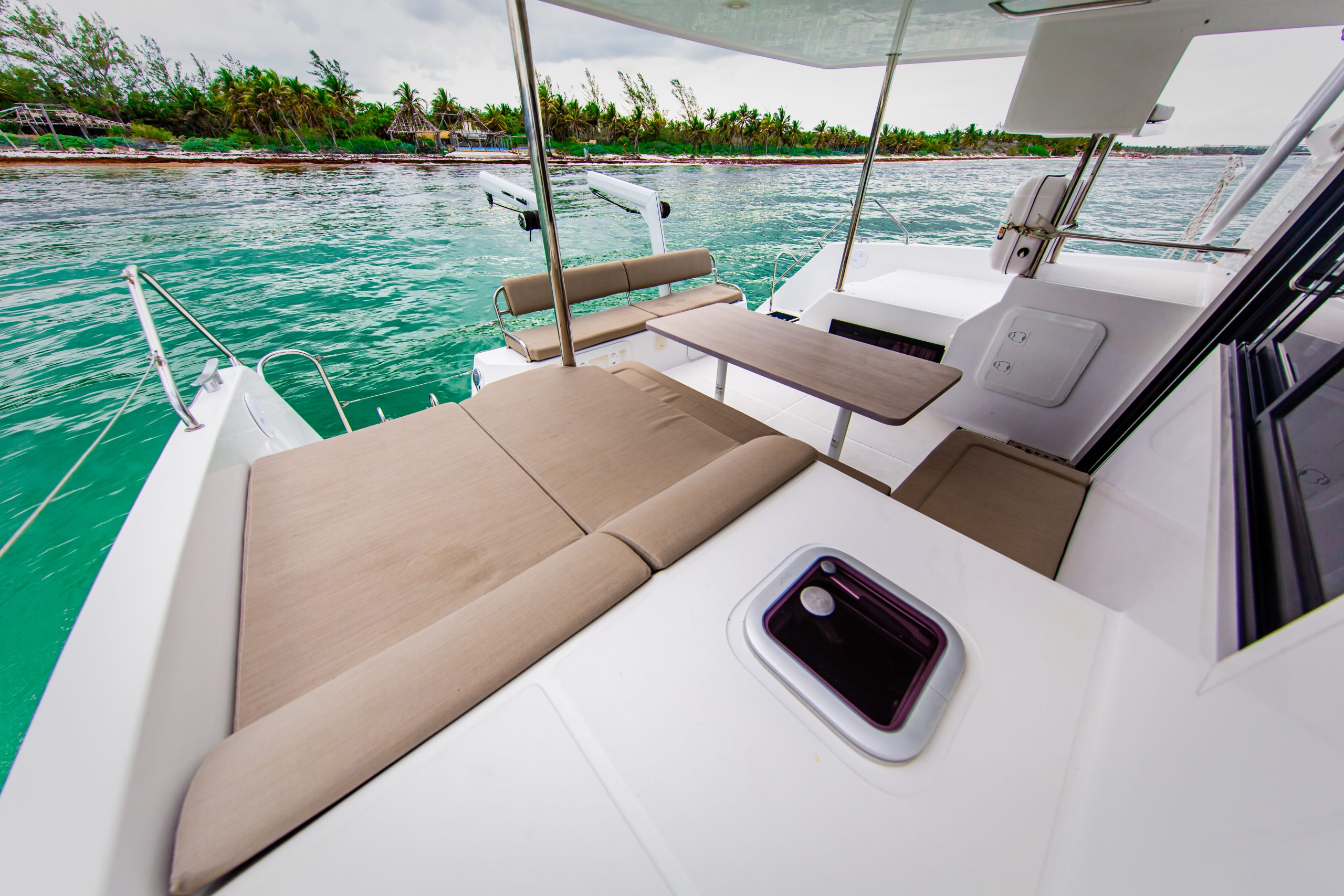 34 Aventura Catamaran yacht rental in tulum by Riviera Charters 73