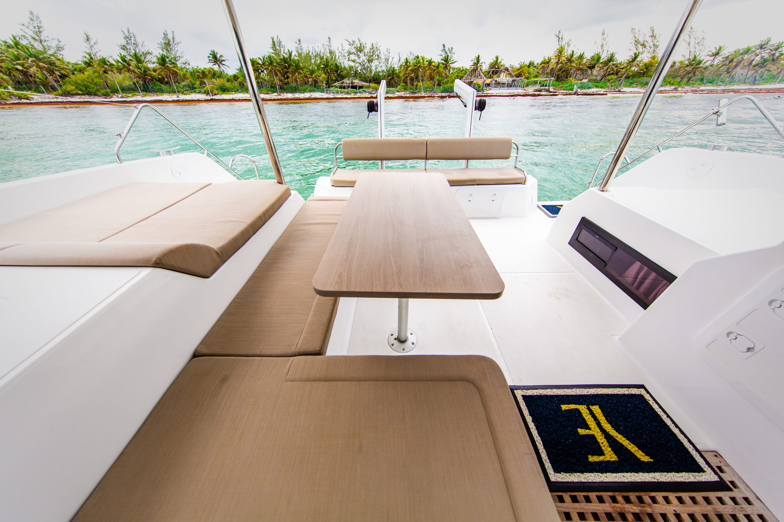 34 Aventura Catamaran yacht rental in tulum by Riviera Charters 74