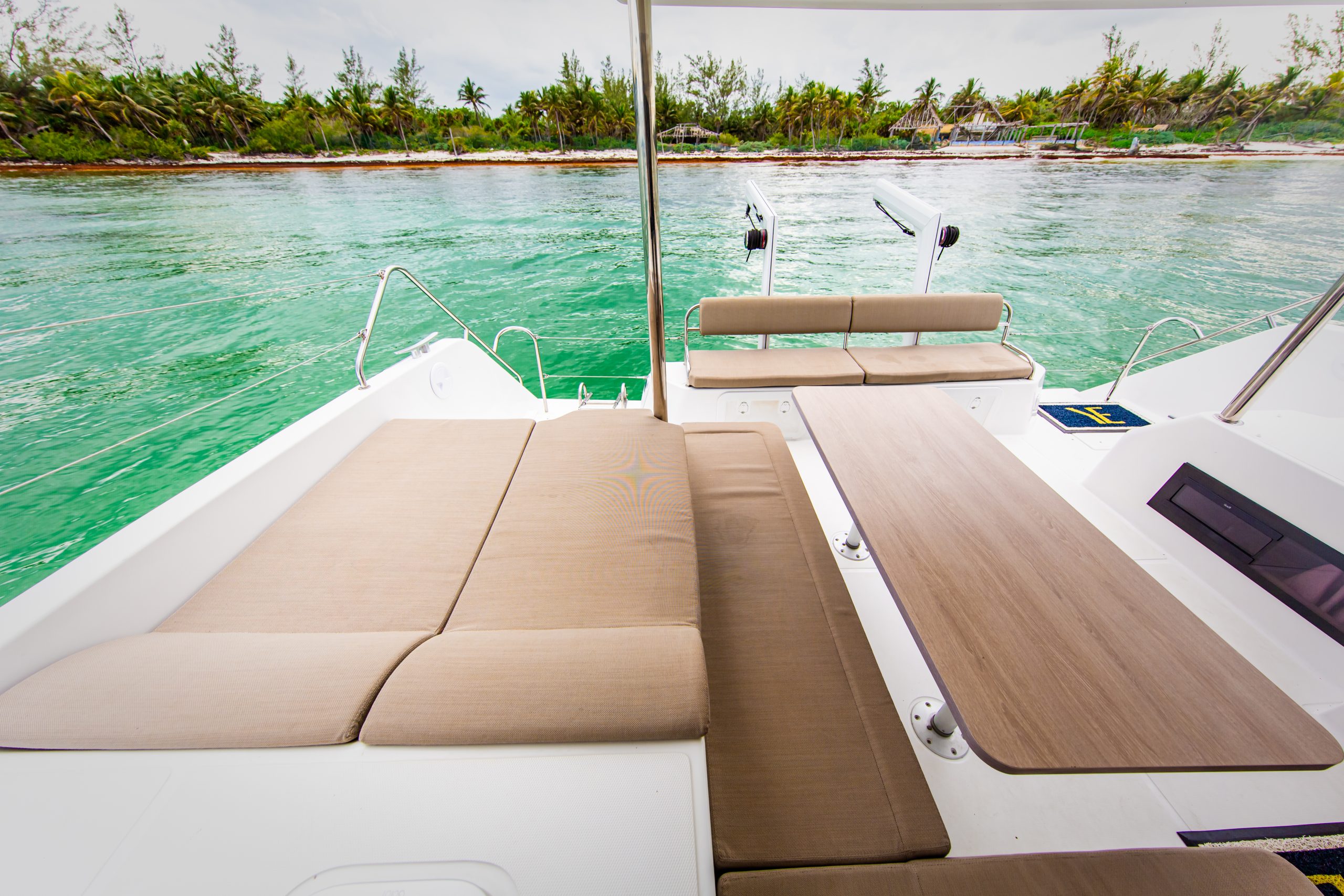34 Aventura Catamaran yacht rental in tulum by Riviera Charters 75