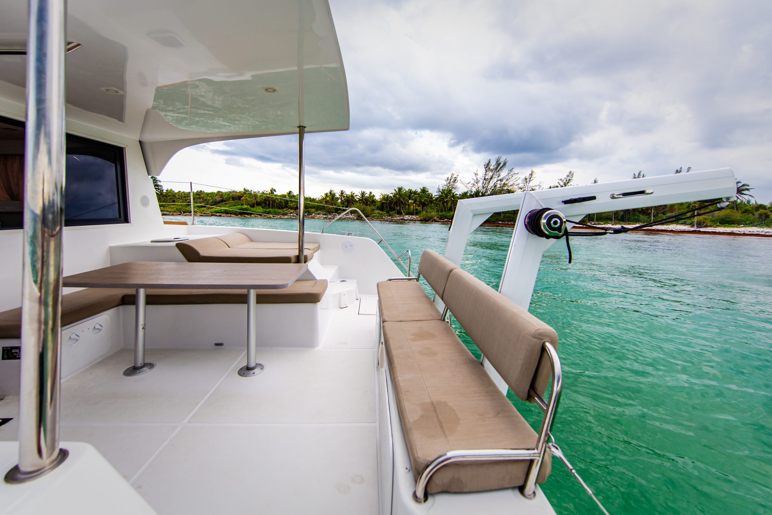 34 Aventura Catamaran yacht rental in tulum by Riviera Charters 77