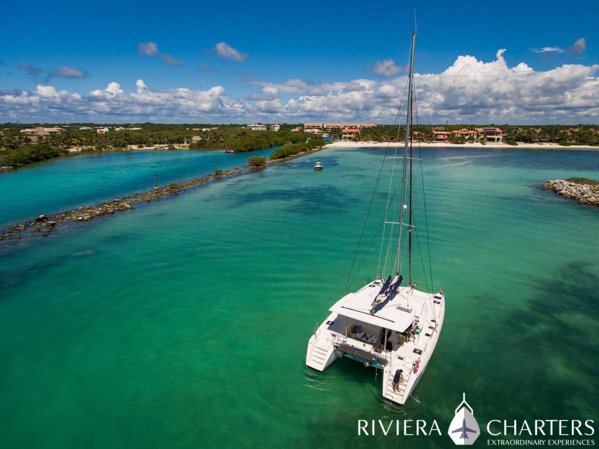 42_Ft_Lagoon_catamaran_yacht_rental_in_Tulum_and_Puerto_Aventuras_by_Riviera_Charters_7