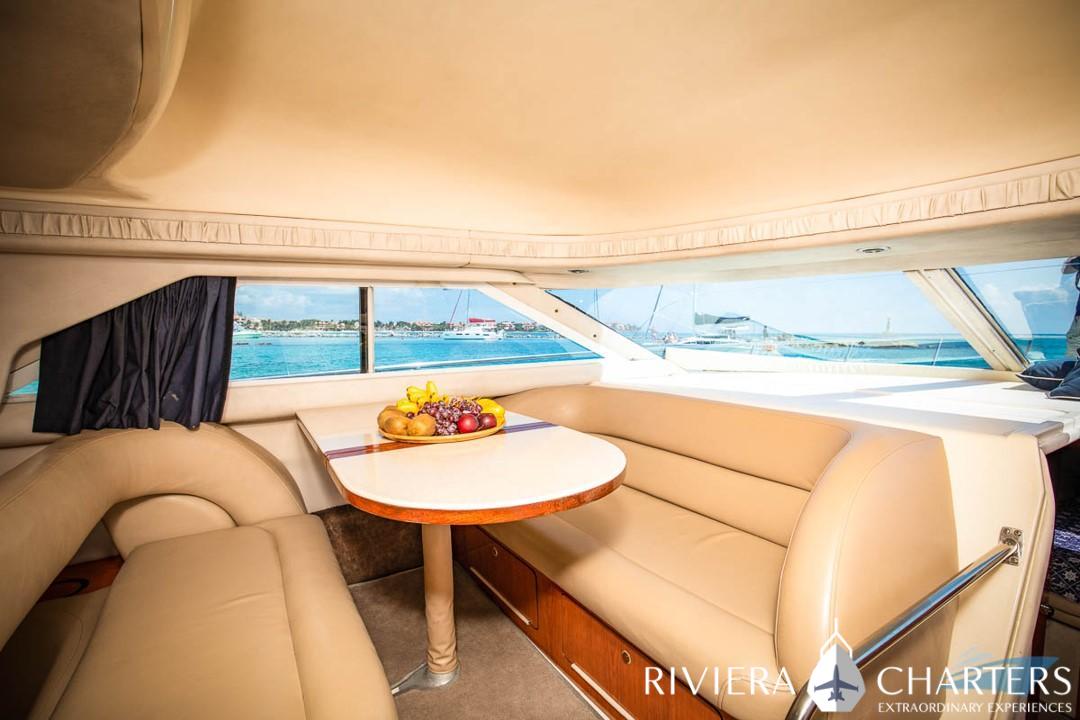 42 Ft Sea Ray 400 Sedan Yacht Cancun Mexico Interior