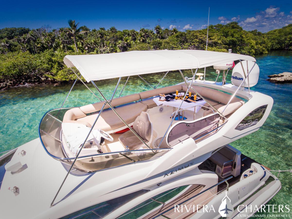 43-Ft-Azimut-Yacht-Tulum-and-Riviera-Maya-yacht-rental-and-bachelorette-party-by-Riviera-Charters-20