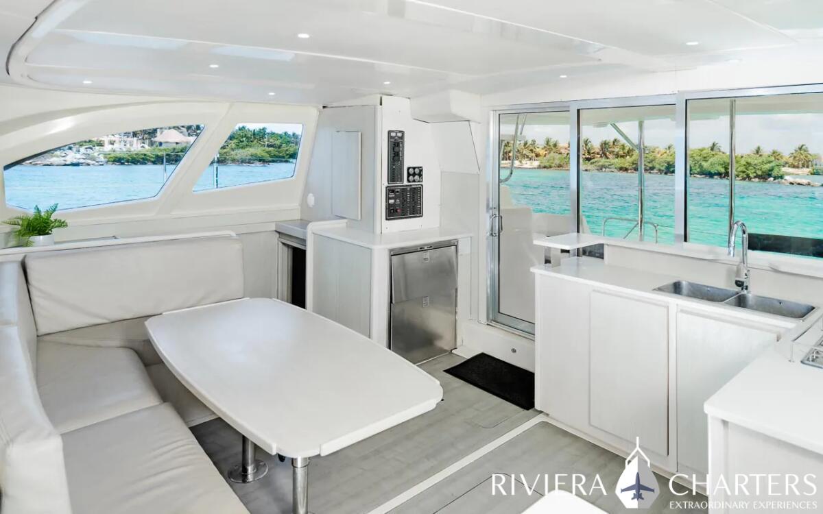 44-Ft-Leopard-Luxury-Catamaran-Tulum-and-Riviera-Maya-yacht-rental-and-bachelorette-party-by-Riviera-Charters-17