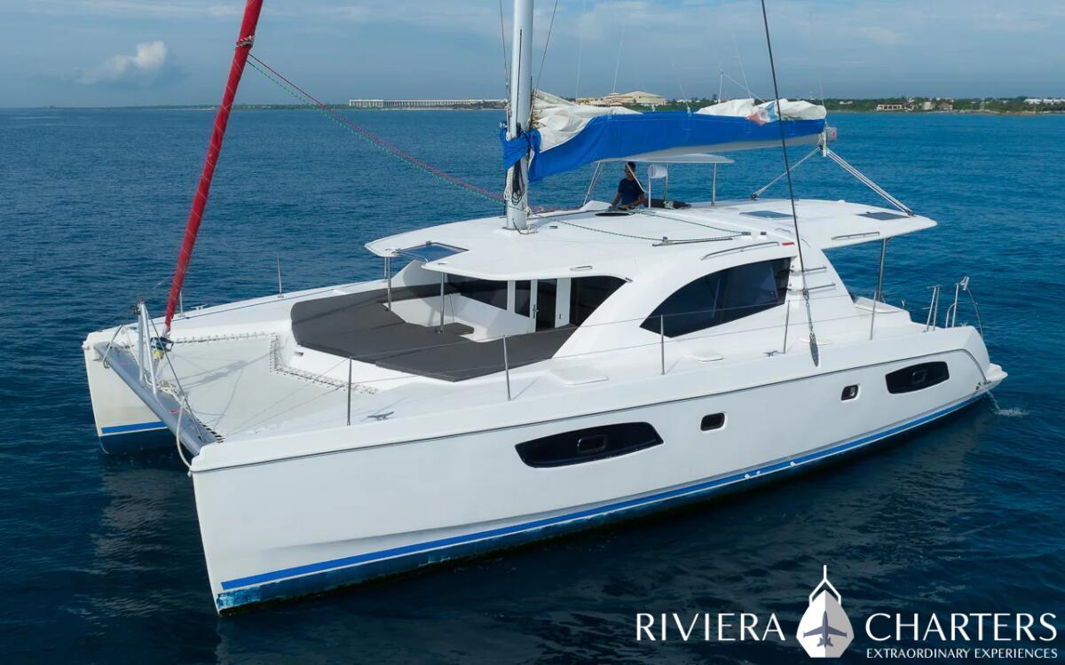 44-Ft-Leopard-Luxury-Catamaran-Tulum-and-Riviera-Maya-yacht-rental-and-bachelorette-party-by-Riviera-Charters-4