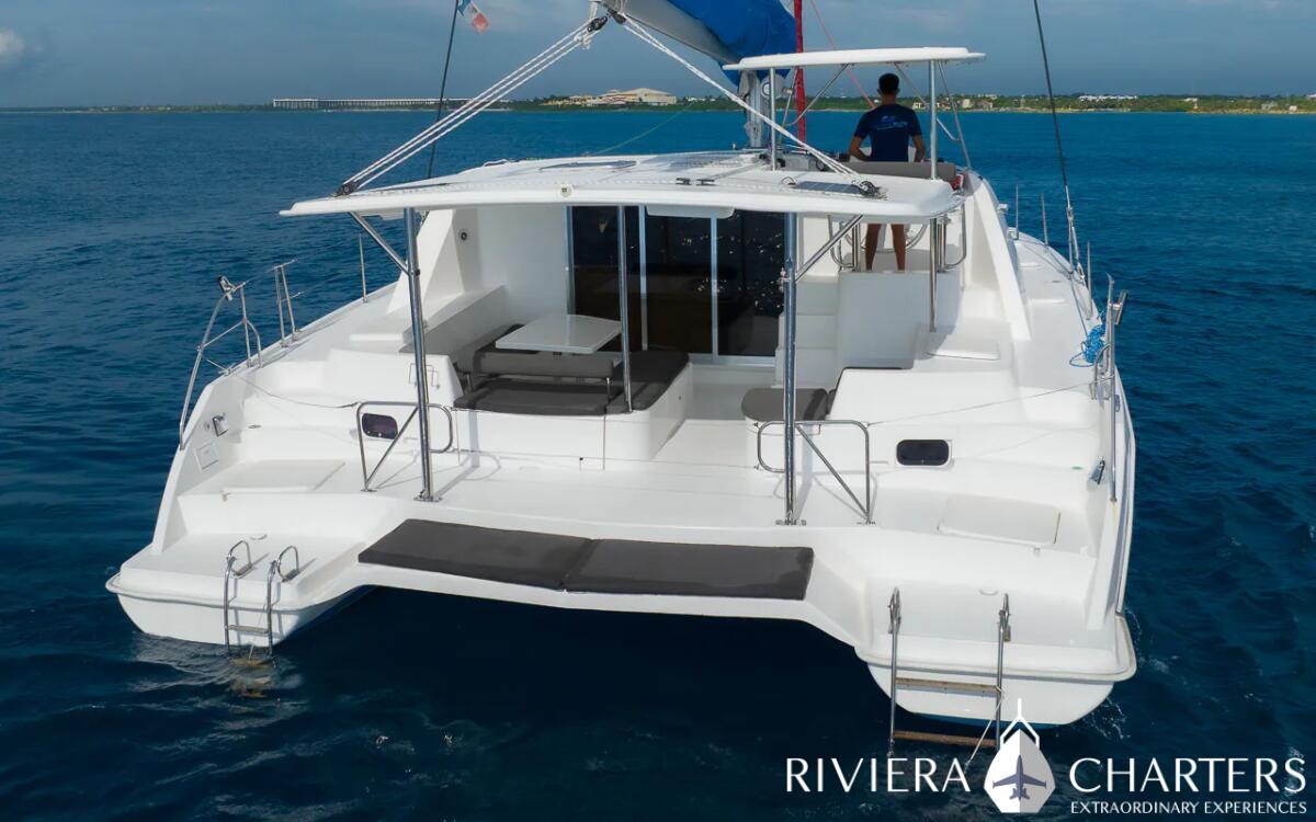 44-Ft-Leopard-Luxury-Catamaran-Tulum-and-Riviera-Maya-yacht-rental-and-bachelorette-party-by-Riviera-Charters-5