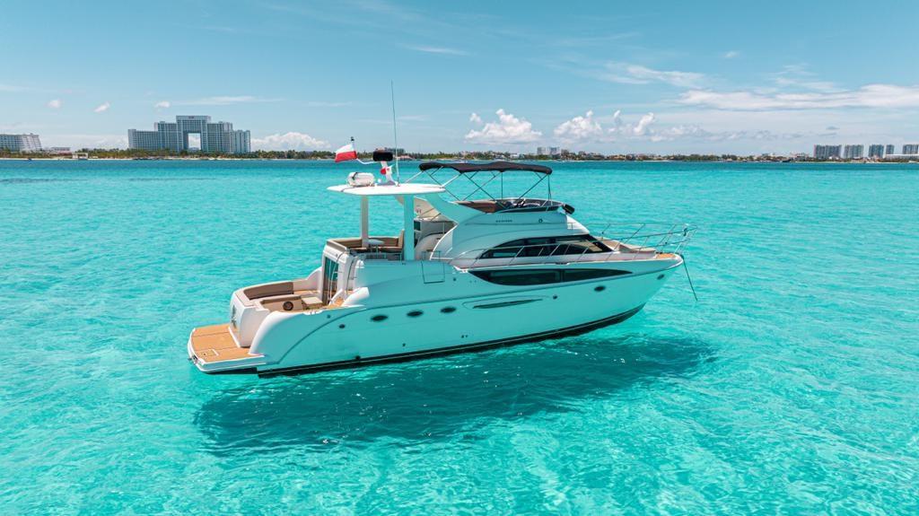 64 Ft Sunseeker Predator Cancun yacht rental in Cancun and Isla Mujeres 11