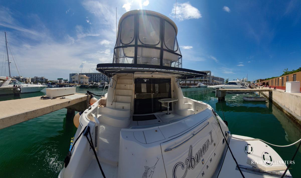 50-Ft-Sea-Ray-with-flybridge-yacht-rental-in-Cancun-and-Isla-Mujeres-by-Riviera-Charters-001