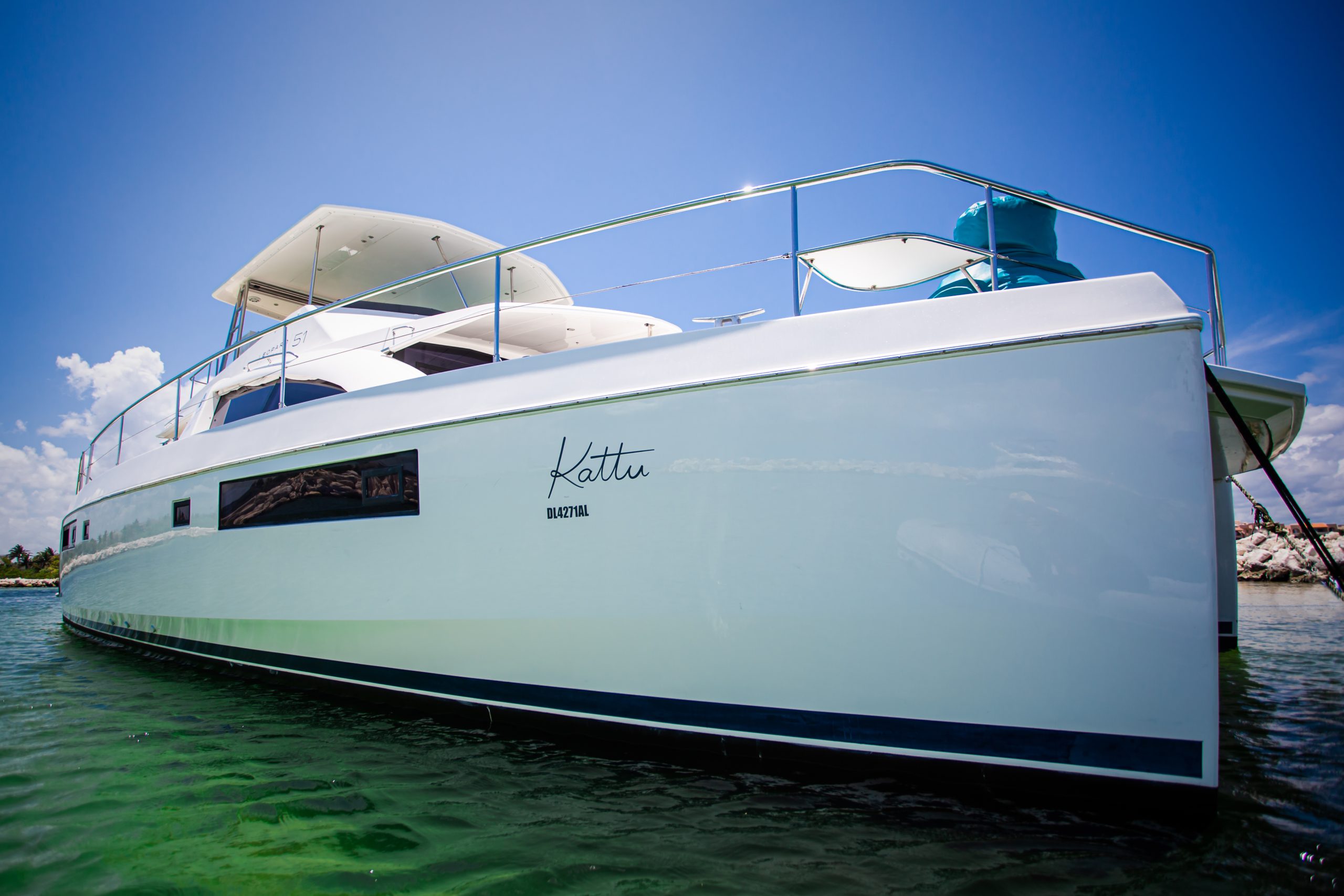 51 Ft Leopard Catamaran yacht rental in Tulum by Riviera Charters 34