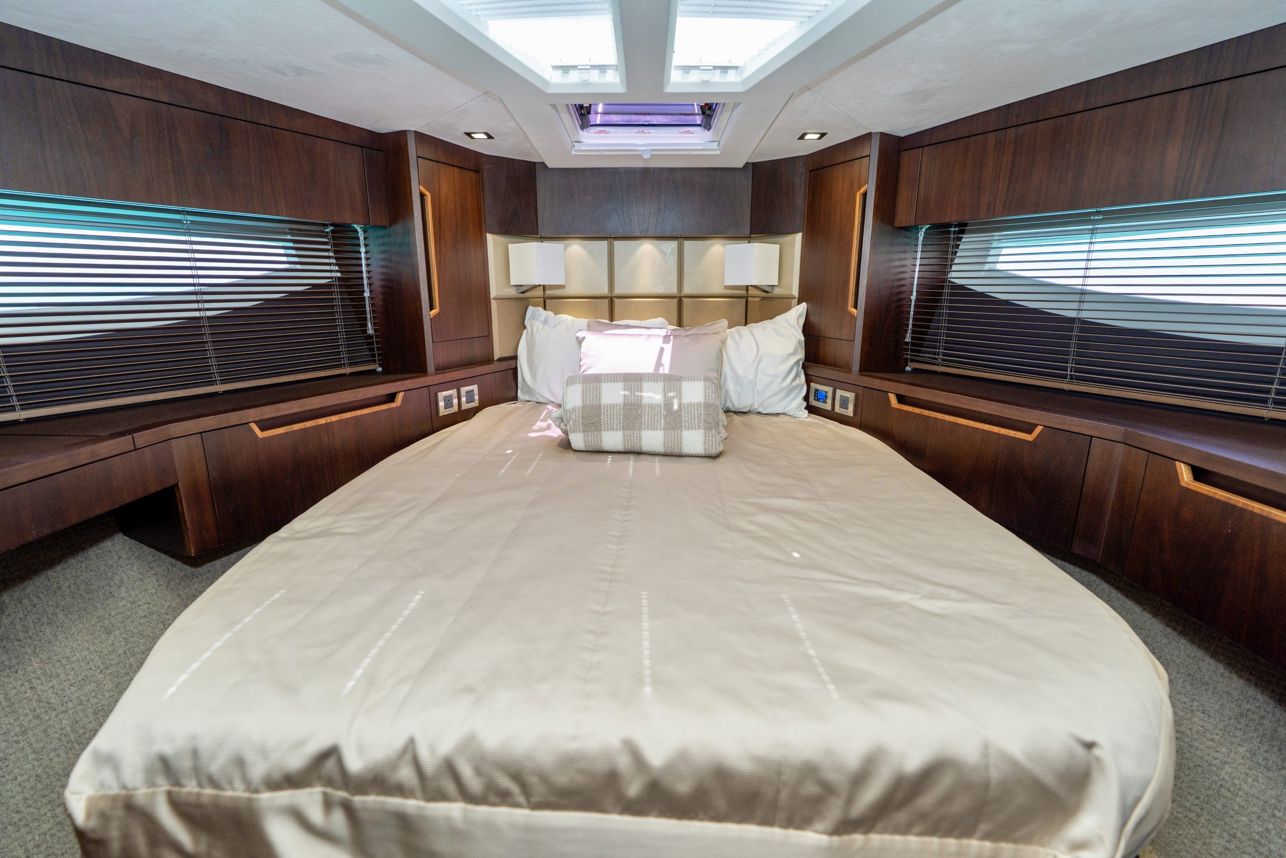 55 Ft Galeon with flybridge Cancun yacht rental in Cancun by Riviera Charters 20