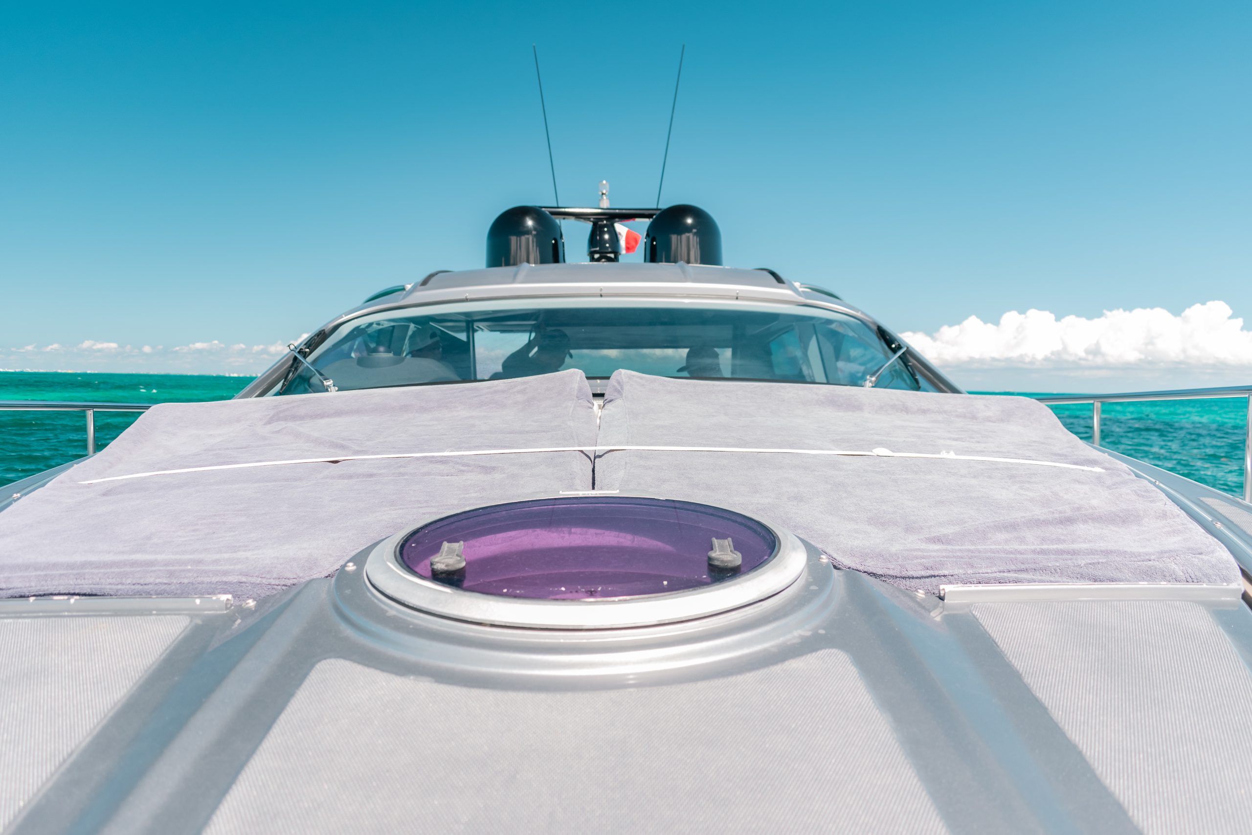 56 Ft Pershing yacht rental in Cancun by Riviera Charters (53)