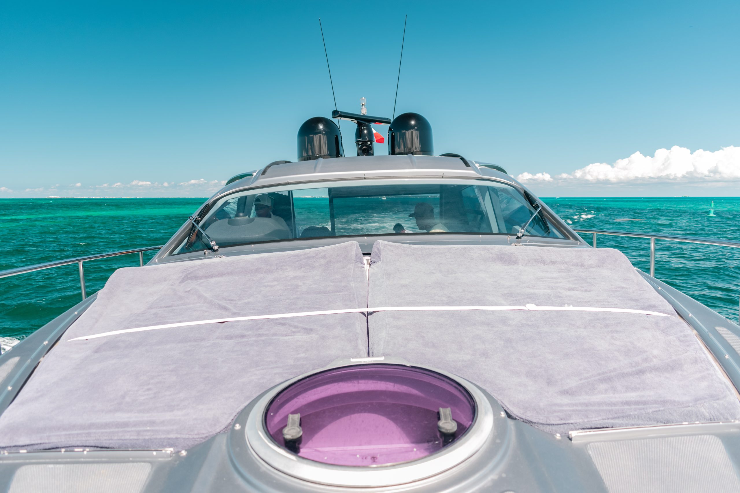 56 Ft Pershing yacht rental in Cancun by Riviera Charters (54)