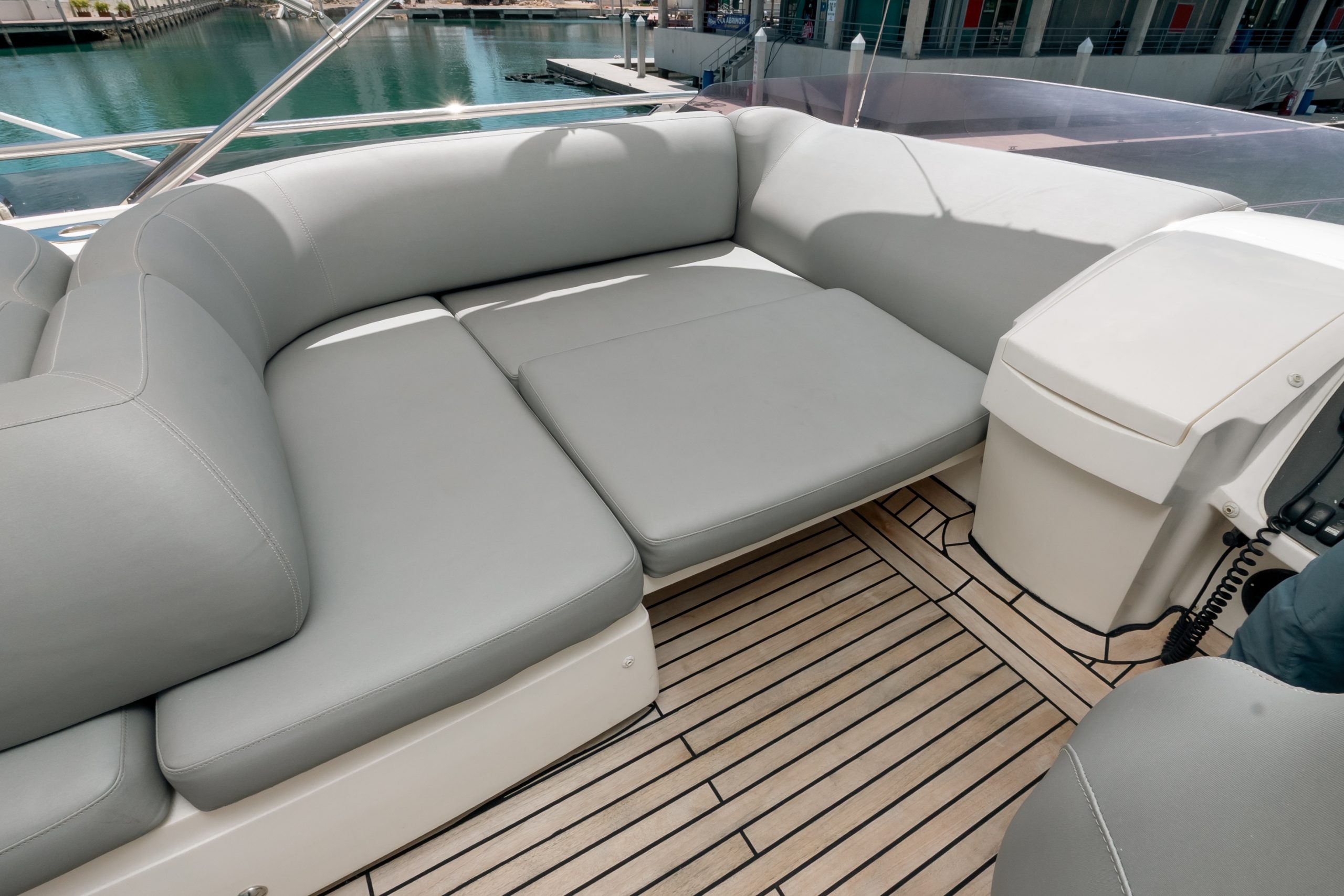 56 Ft Princess yacht rental in Cancun Riviera Charters (35)
