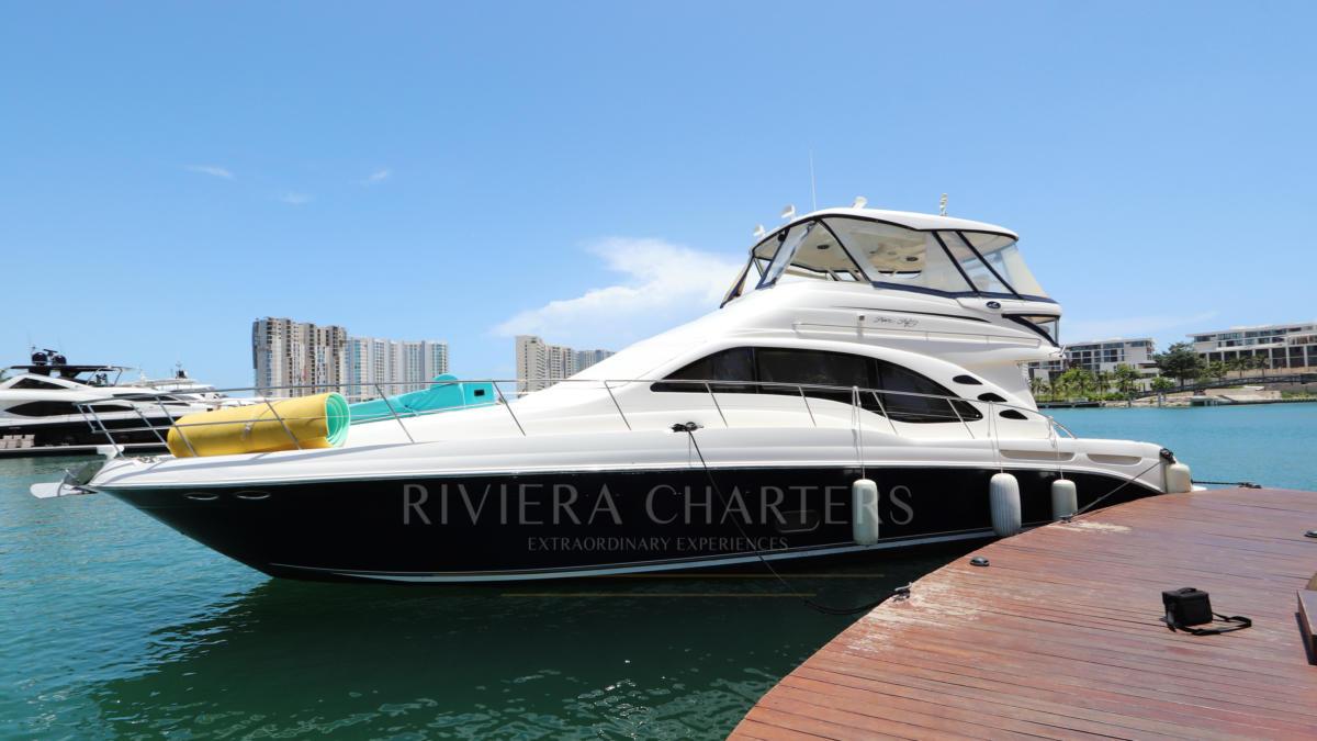 58-Ft-Sea-Ray-with-flybridge-yacht-rental-in-Cancun-and-Isla-Mujeres-by-Riviera-Charters-14