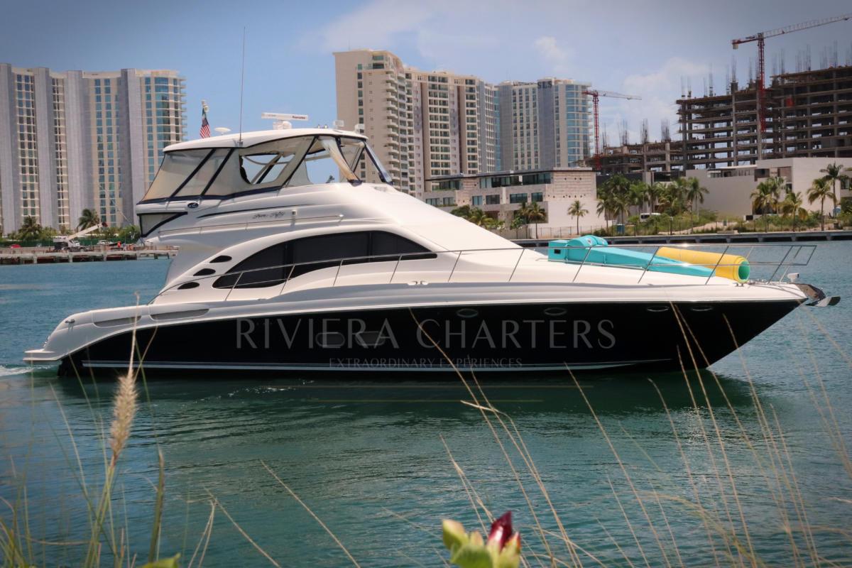 58-Ft-Sea-Ray-with-flybridge-yacht-rental-in-Cancun-and-Isla-Mujeres-by-Riviera-Charters-8
