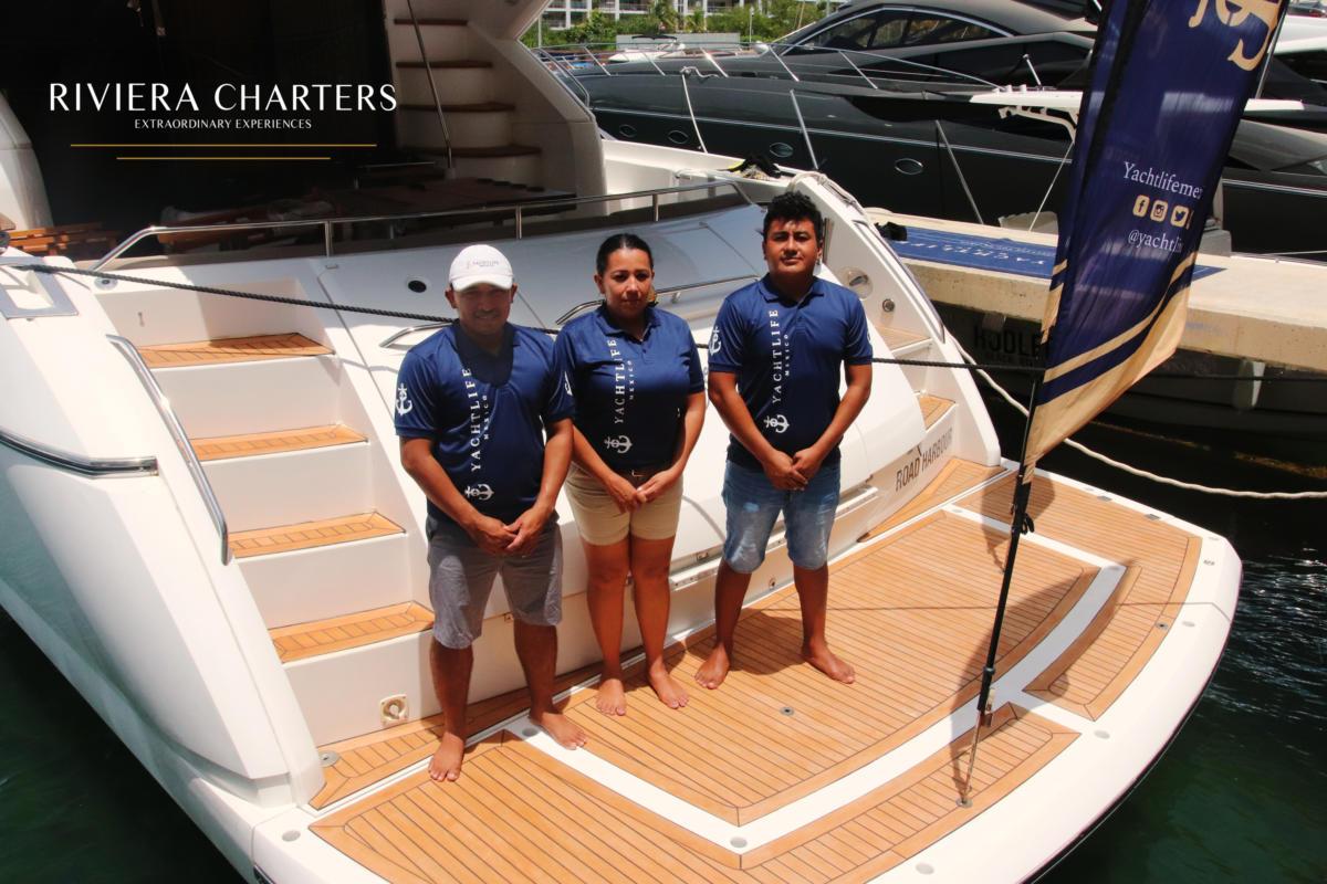 64-Ft-Sunseeker-Manhattan-with-flybridge-in-Cancun-and-Isla-Mujeres-by-Riviera-Charters-35