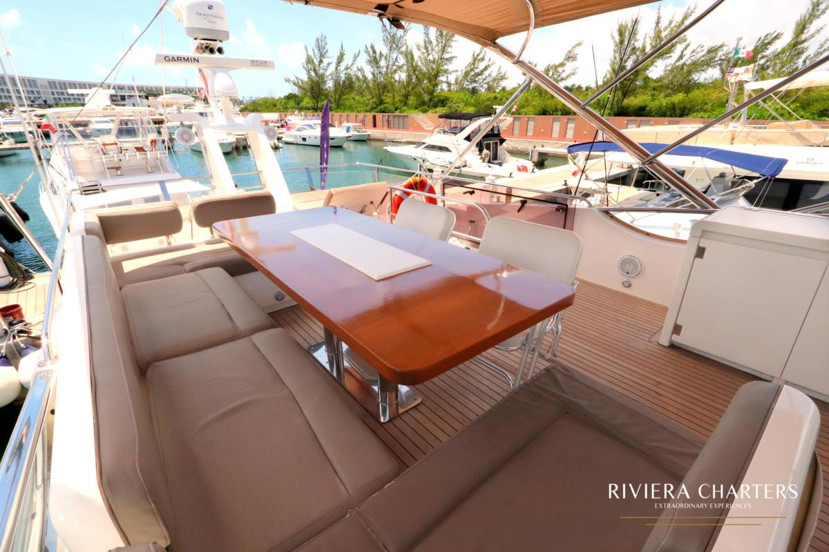 68-Ft-Fairline-Squadron-yacht-rental-in-Cancun-and-Isla-Muejres-by-Riviera-Charters-24