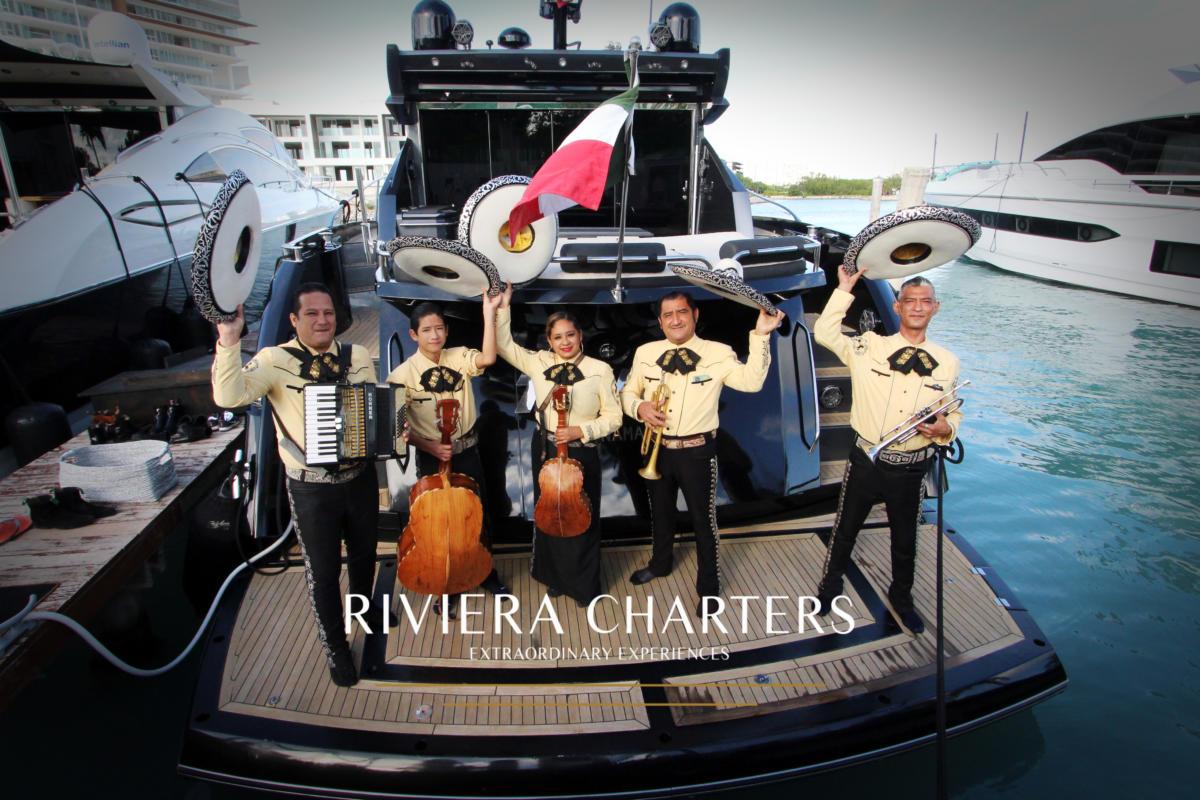Yacht-music-onboard-Mariachi-band-in-Cancun-by-Riviera-Charters-11