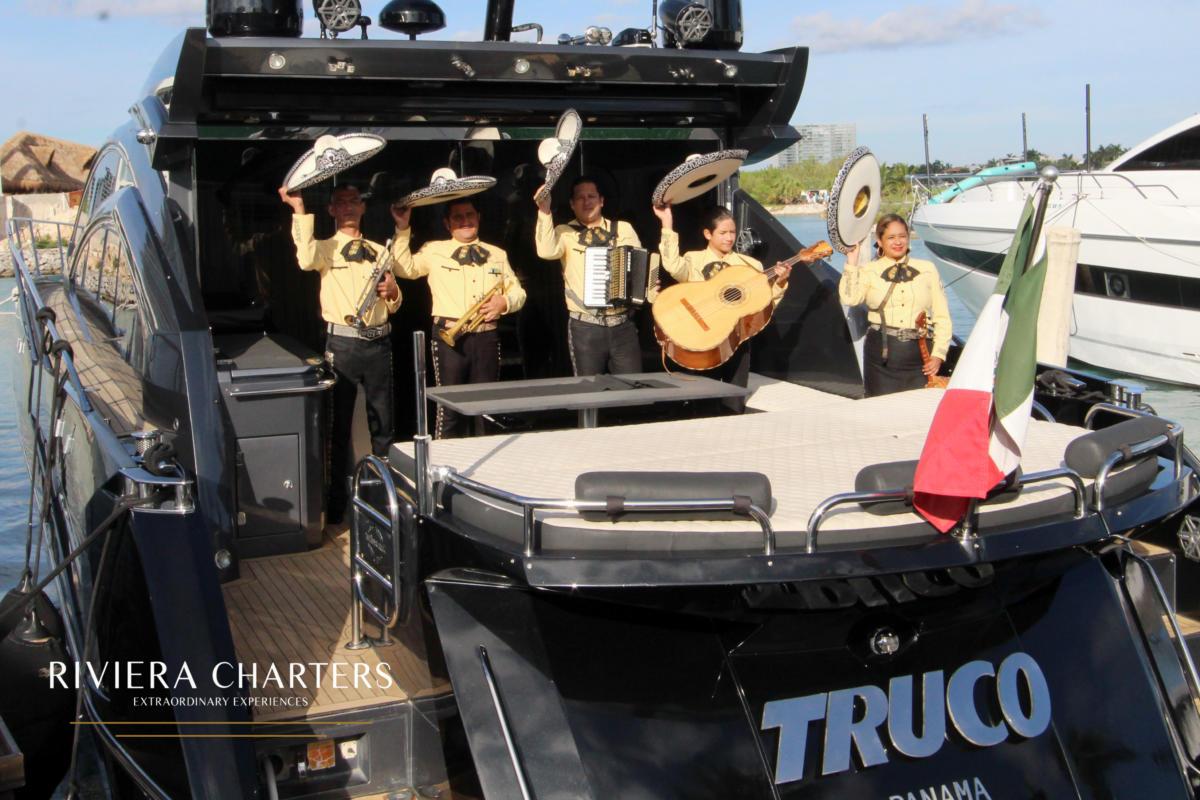 Yacht-music-onboard-Mariachi-band-in-Cancun-by-Riviera-Charters-2