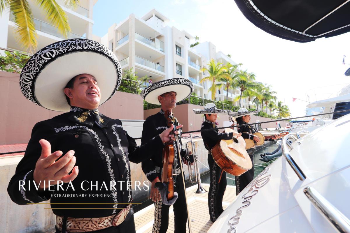 Yacht-music-onboard-Mariachi-band-in-Cancun-by-Riviera-Charters-26
