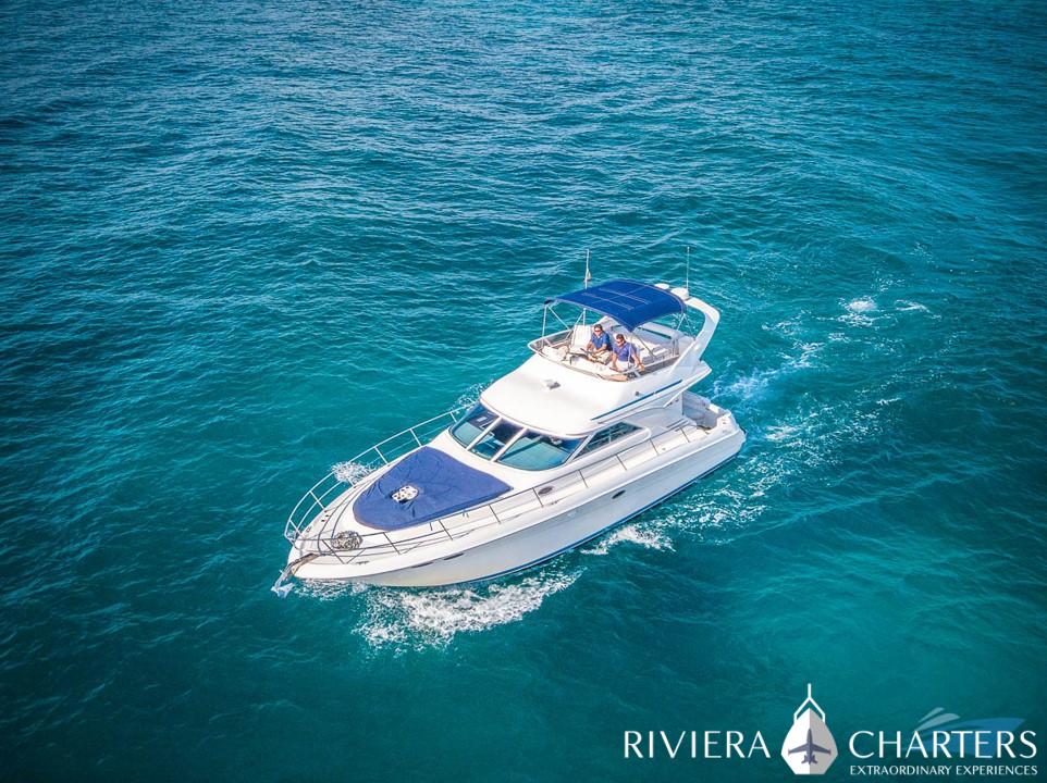 About 42 Ft Sea Ray Yacht  Cancun Riviera Charters Rentals