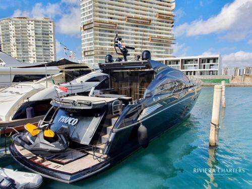 64 Ft Sunseeker Predator yacht rental in Cancun by Riviera Charters 36