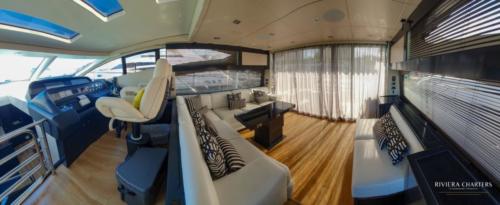64 Ft Sunseeker Predator yacht rental in Cancun by Riviera Charters 26