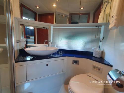 64 Ft Sunseeker Predator yacht rental in Cancun by Riviera Charters 33