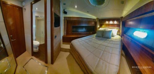 64 Ft Sunseeker Predator yacht rental in Cancun by Riviera Charters 24