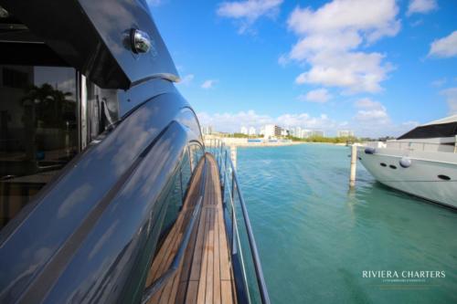 64 Ft Sunseeker Predator yacht rental in Cancun by Riviera Charters 15