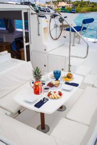 42 Ft Lagoon catamaran yacht rental in Tulum and Puerto Aventuras by Riviera Charters 13