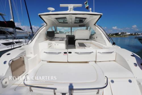 47 Ft Sea Ray Sundancer yacht rental in Cancun by Riviera Charters 1