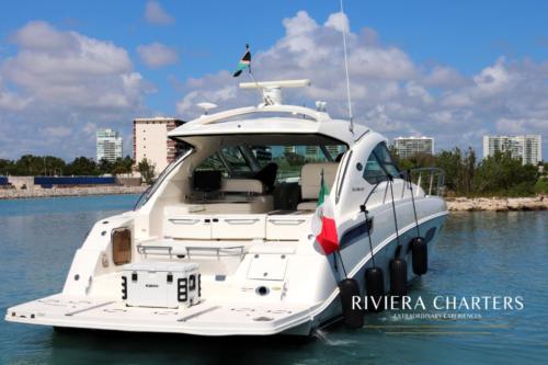 47 Ft Sea Ray Sundancer yacht rental in Cancun by Riviera Charters 14