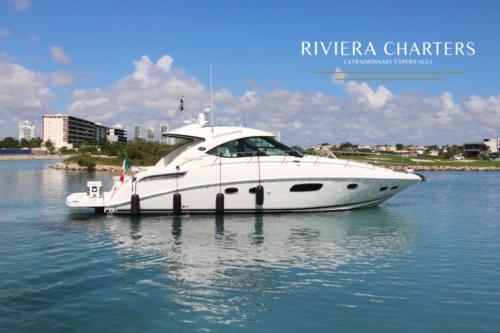 47 Ft Sea Ray Sundancer yacht rental in Cancun by Riviera Charters 16