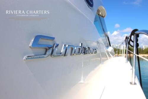47 Ft Sea Ray Sundancer yacht rental in Cancun by Riviera Charters 18
