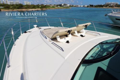 47 Ft Sea Ray Sundancer yacht rental in Cancun by Riviera Charters 20