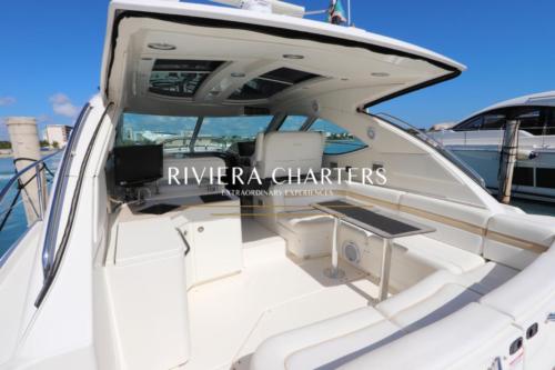 47 Ft Sea Ray Sundancer yacht rental in Cancun by Riviera Charters 21