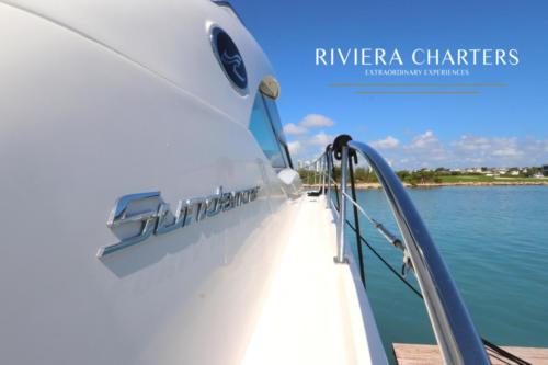 47 Ft Sea Ray Sundancer yacht rental in Cancun by Riviera Charters 4