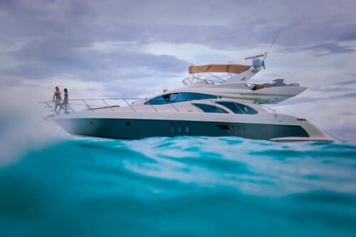 58-Ft-Azimut-Yacht-Tulum-and-Riviera-Maya-yacht-rental-and-bachelorette-party-by-Riviera-Charters-14