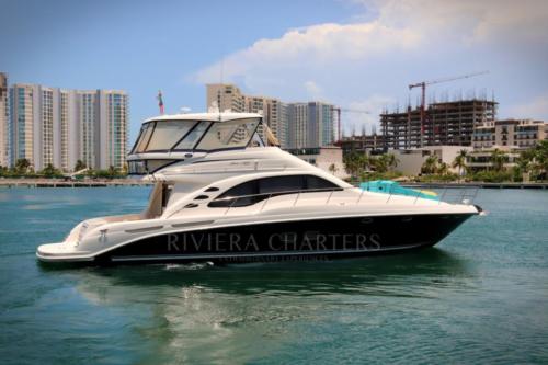 58-Ft-Sea-Ray-with-flybridge-yacht-rental-in-Cancun-and-Isla-Mujeres-by-Riviera-Charters-9