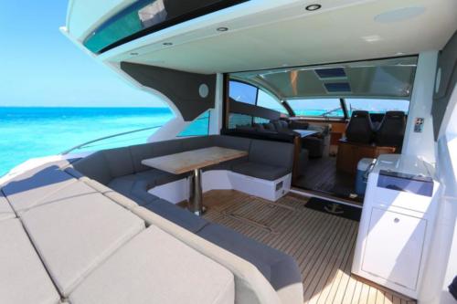 60 Ft Sunseeker predator yacht rental in Cancun by Riviera Charters 4