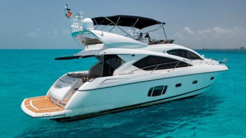 64-Ft-Sunseeker-Manhattan-yacht-rental-in-Cancun-and-Isla-Mujeres-by-Riviera-Charters-6