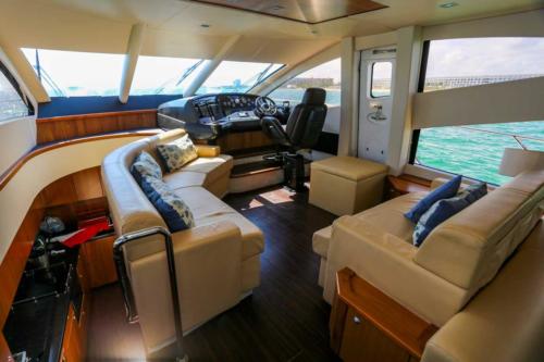 64 Ft Sunseeker Manhattan yacht rental in Cancun by Riviera Charters 18