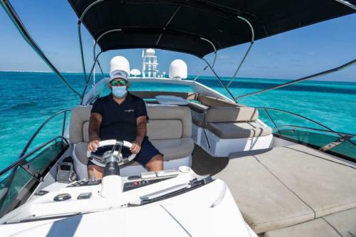 64 Ft Sunseeker Manhattan yacht rental in Cancun by Riviera Charters 7